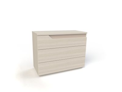 CÓMODA 3 GAVETAS CURVE