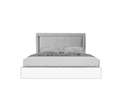 CABECEIRA ESTOFADA VIVO + SOMMIER C/ ESTRADO REBATÍVEL