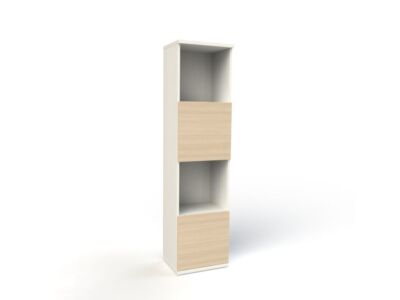 LIBRERIA 2 PUERTAS CURVE