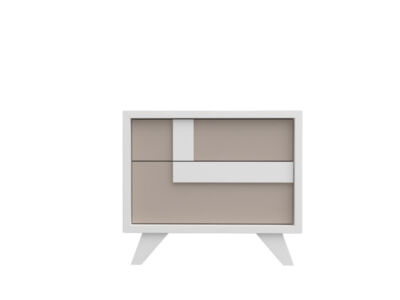 MESA CABECEIRA 2 GAVETAS DUE ESQUERDA