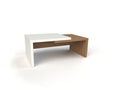 MESA DE CENTRO 2 TOPS CURVE